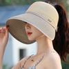 New Hat Summer Cap Breathable Straw Hat Sun Protection Sun Hat Beach Sun Hat Fashion Bucket Hat