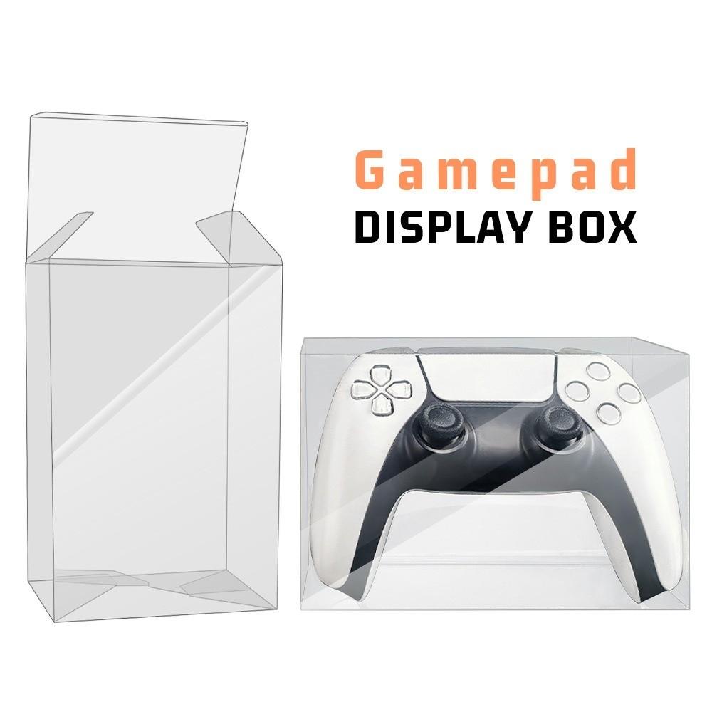 2pcs Stackable Design Controller Storage Box Universal Fit Handle Display Box for PS5/Xbox