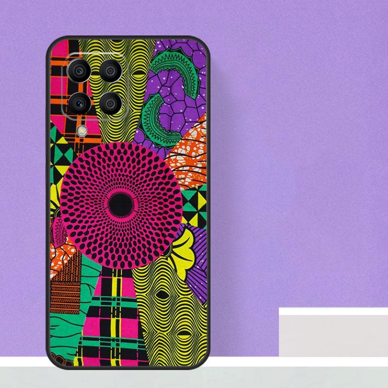 African Wax Print Design For Samsung Galaxy M21 M51 M12 M32 M52 M13 M23 M33 M53 M34 M54 M30s M31s M15 M55 M20 Case