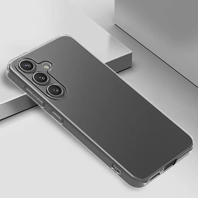 Простые мягкие прозрачные чехлы из ТПУ для Samsung Galaxy S25 Ultra Plus S 25 FE S25FE S25Plus S25Ultra 5G Чехол-обложка