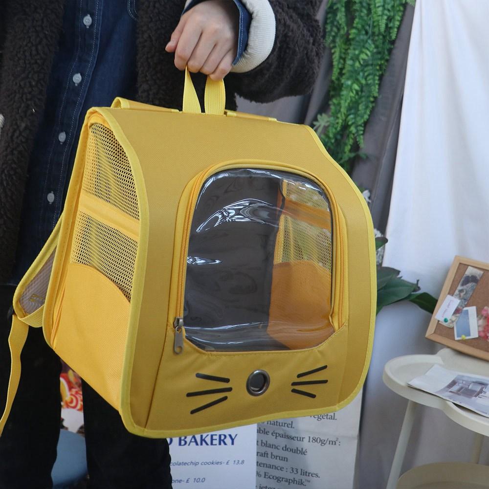 Складная сумка-переноска для кошек большой вместимости, рюкзак для домашних животных, собак, портативный рюкзак для кошек, сумка для маленькой собаки