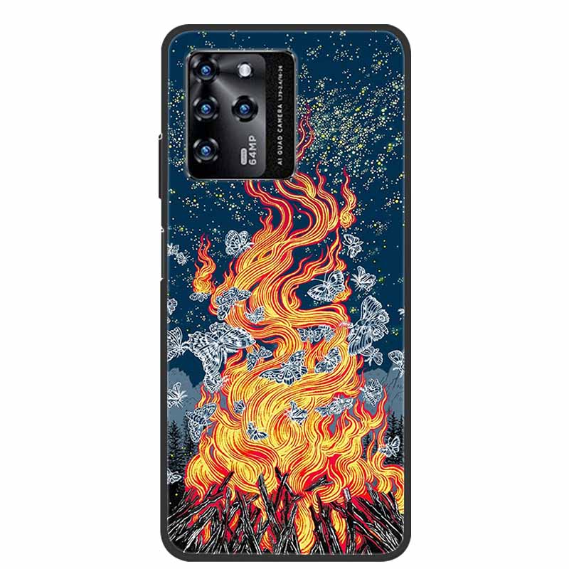 Чехол для ZTE Blade V30 Роскошный силиконовый ТПУ Мягкий чехол для телефона для ZTE Blade V30 Vita 9030 8030 Ударопрочный с узором в виде сердца Coque