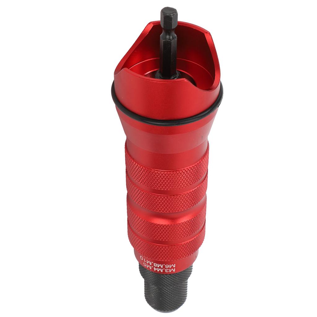 Rivet Nut Drill Adapter Kit Electric Rivet Drill Adapter Kit 2.4mm?6.4mm 6 Interchangeable Rivet
