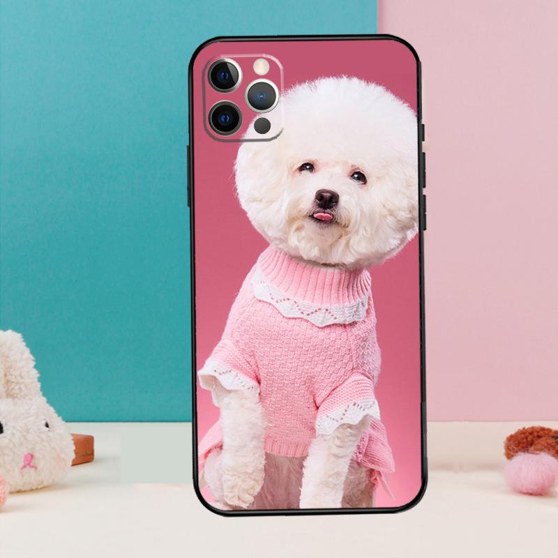 Чехол для телефона с изображением щенка породы Бишон Фризе для iPhone 17 Air 16 15 14 13 12 11 Pro Max 12 13 mini 15 16 Plus 16e Чехол Coque