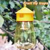 Fruit Fly Trap Killer Yellow Plastic Drosophila Trap Anti Fly Fruit Fly Killer Catcher Orchard Insect Trap Pest Control Products
