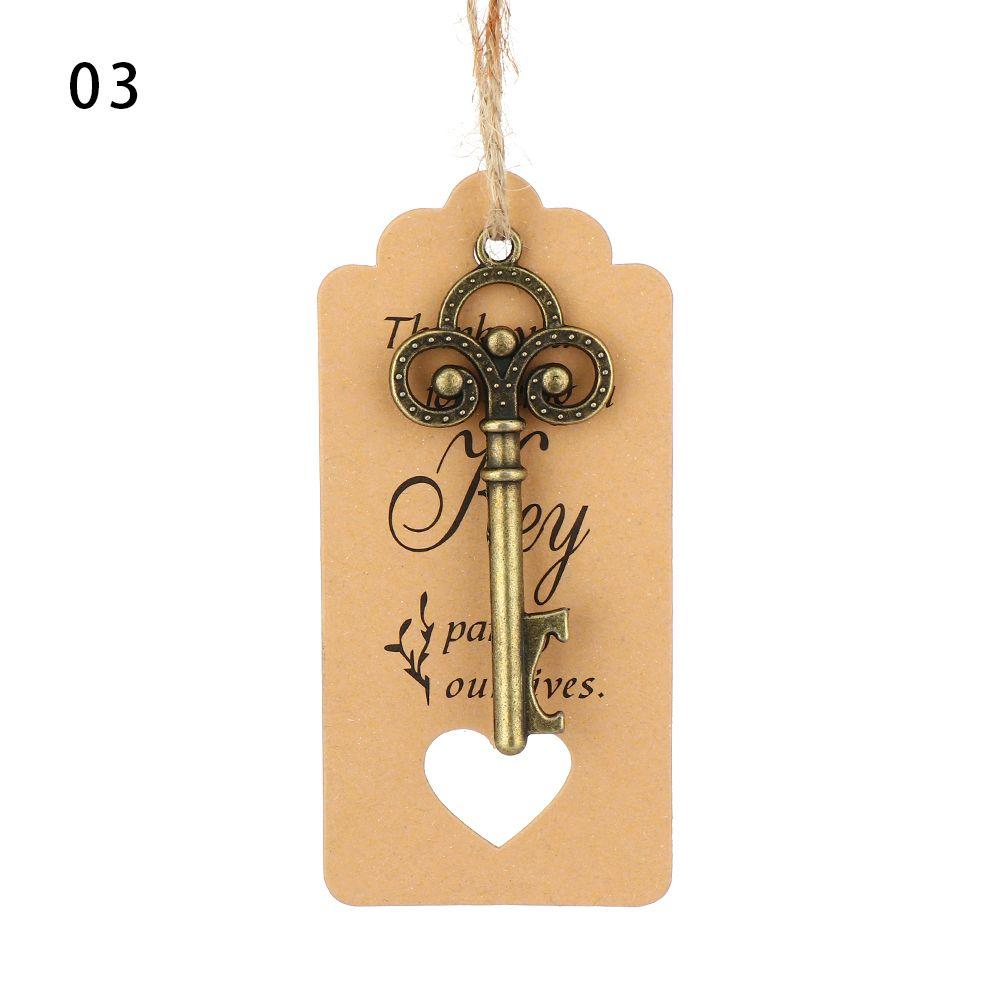 Vintage Party Favor Supplies Beer Opener Wedding Decor Key Bottle Opener Wine Keychain Souvenir