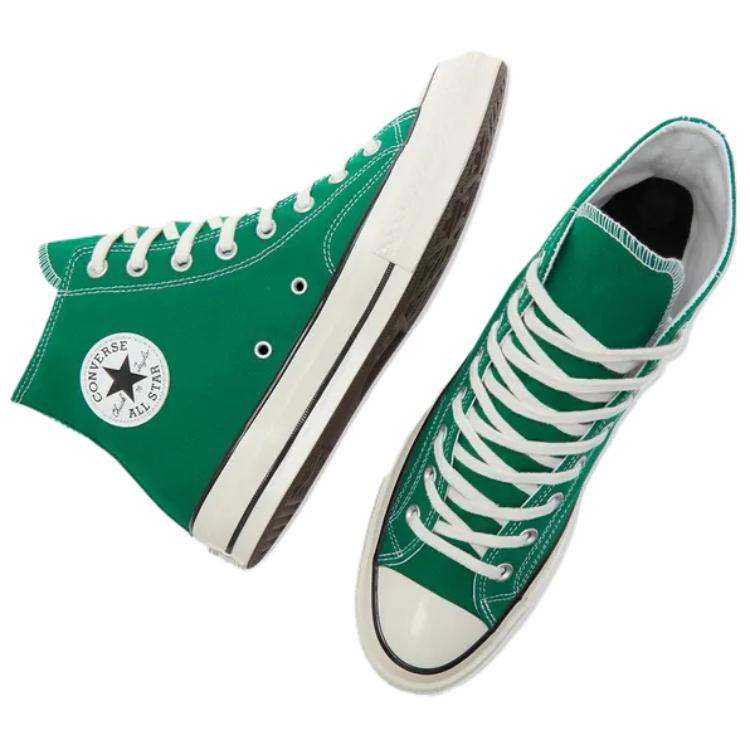 Converse Кеды на высокой подошве с логотипом Progress 1970-х годов Унисекс кроссовки Зеленый A10330C