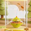 Игрушка для кошек Интеллектуальная вращающаяся птичка Кормушка Лазерная игрушка для кошек Издающая звуки Игрушка для кошек