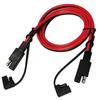 1 шт. 0,5/1/2 м удлинительный кабель SAE, провод сечением 14 AWG, жгут проводов с быстрым отключением для аксессуаров солнечных панелей