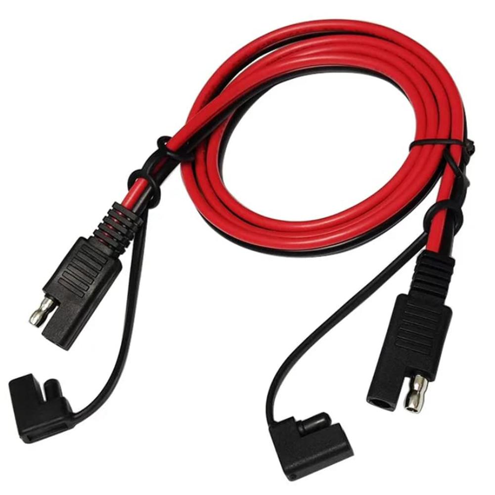 1 шт. 0,5/1/2 м удлинительный кабель SAE, провод сечением 14 AWG, жгут проводов с быстрым отключением для аксессуаров солнечных панелей