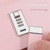 Stylish Password Lock Cash Deposit Book with Large Capacity Money Clip Storage Bag
