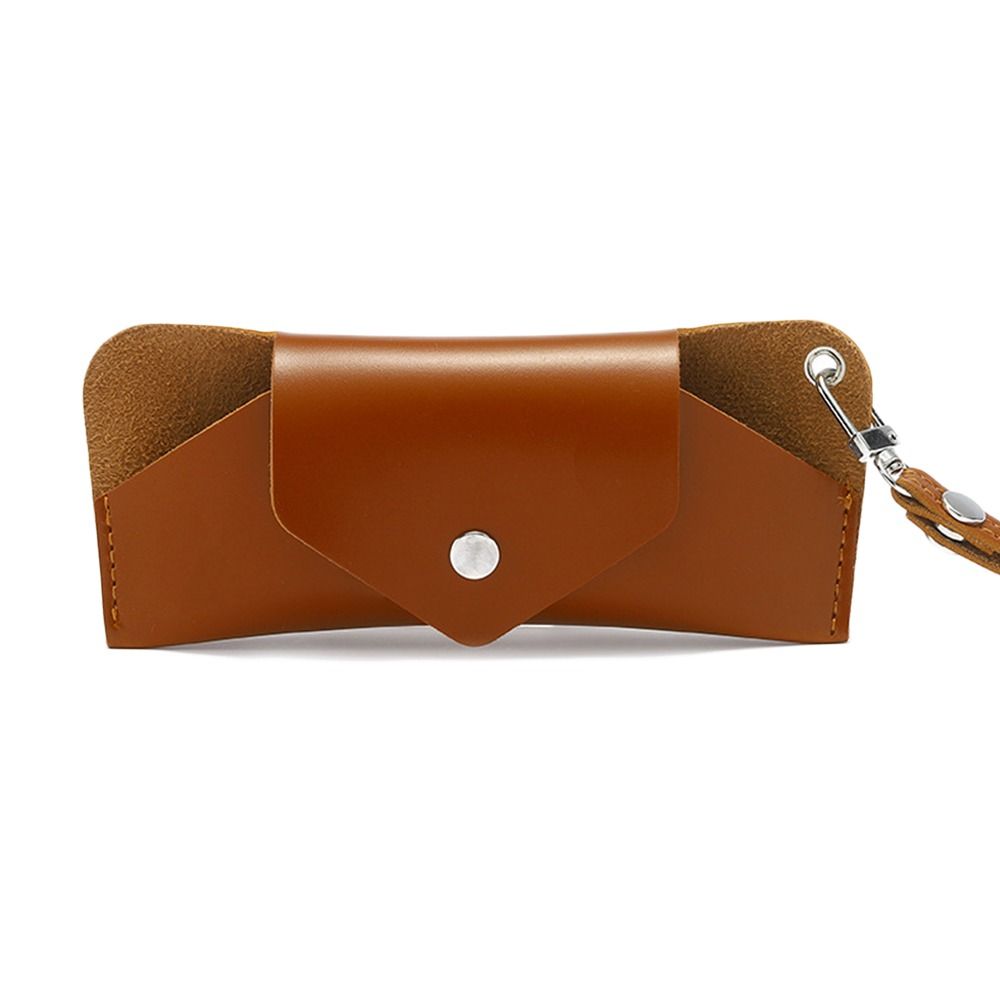 Дорожный Портативный Ручной Работы Коробка для Хранения Очков Сумка для Очков Чехол для Солнцезащитных Очков ПУ Кожа