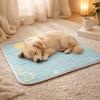 Breathable Cooling Dog Mat Washable Pet Nest Mat Cartoon Pattern Cat Floor Pad Car Travel