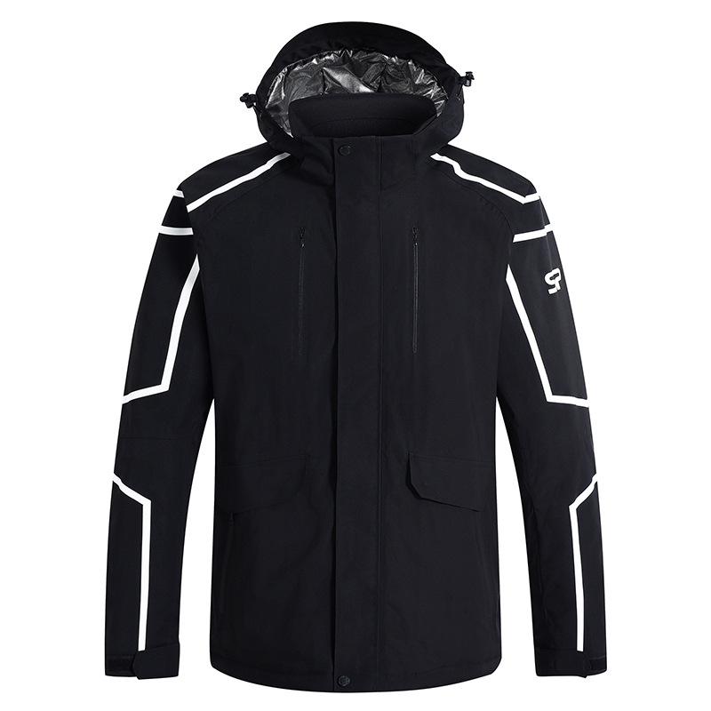 Лыжная куртка для женщин и мужчин, водонепроницаемая, ветрозащитная, утепленная, зимняя, для горных видов спорта на открытом воздухе, с капюшоном, теплая, для катания на лыжах, сноубордическая куртка с карманами