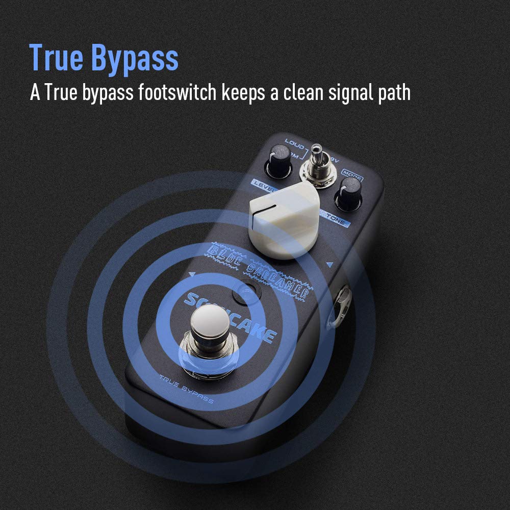 Sonicake Blue Screamer Blues Аналоговый Овердрайв Эффект для Гитары (Педаль Dumble)
