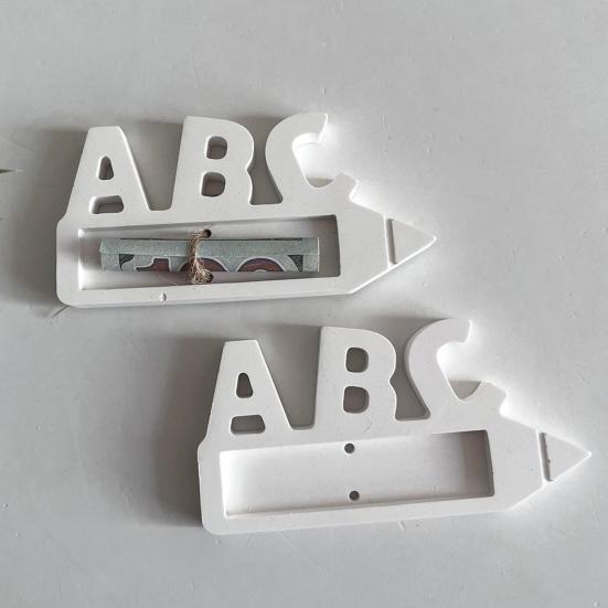 Yousheng Пасхальные силиконовые формы Формы для букв ABC Пасхальная форма для денежного подарка Форма для литья из гипса Алфавитная форма для кубиков льда