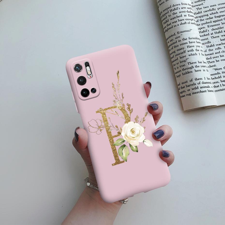 Чехол для Xiaomi Poco M3 Pro 5G Чехол для Poco M3 Pro 5G Милые буквы Мягкий силиконовый чехол для телефона для Xiaomi Poco M3 PocoM3 M 3 Pro