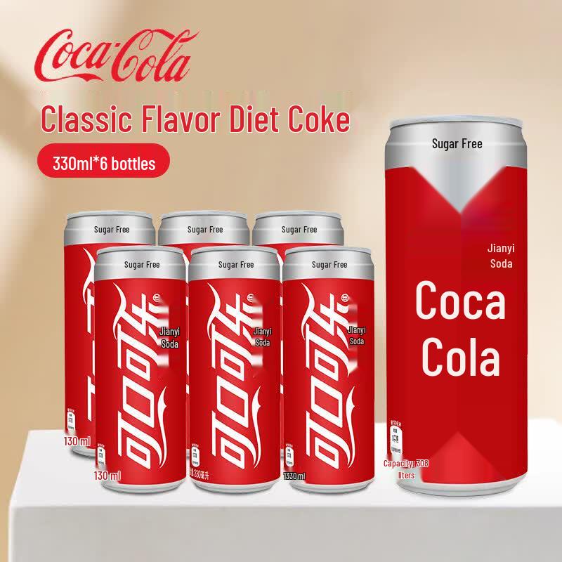 Coca-Cola Diet Coke Банки 330 мл (6 упаковок)
