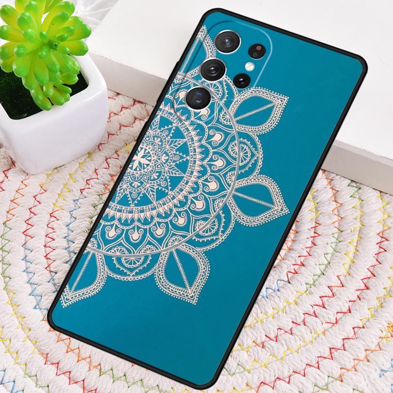 Силиконовый чехол для телефона с узором мандала для Samsung Galaxy note 10 pro S26 S25 S24 S23 S22 S21 Plus S25Ultra Capa Cover