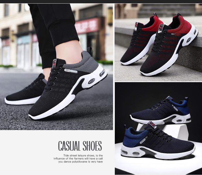 Shoes for Men 2024 New Cross Border Foreign Trade Men's Shoes Lace Up Running Shoes Lightweight Sneakers Casual Sports Shoes for Men