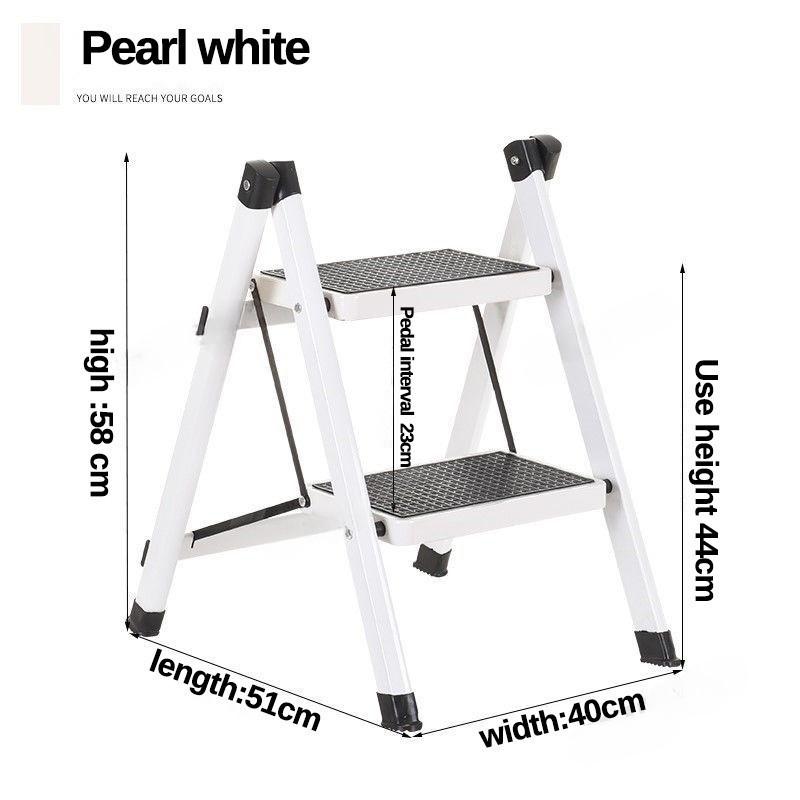 Нержавеющая сталь одинарная двухслойная подставка для ног лестница бытовая внутренняя двухступенчатая лестница больничная маленькая лестница стремянка табурет