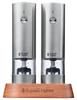 Russell Hobbs Электрическая мельница Перезаряжаемая Соль Перец Каменная соль Перец Специи Регулируемая степень помола Мини Набор из 2 штук Серебристый 7942JP &