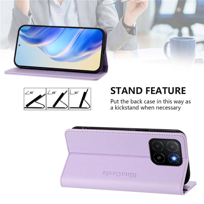 Роскошный антивор бумажник флип-чехол для телефона Honor X5B Plus X6B X7B X8B 4G X7C X9C X9B 5G кожаные чехлы магнит сплошной чехол