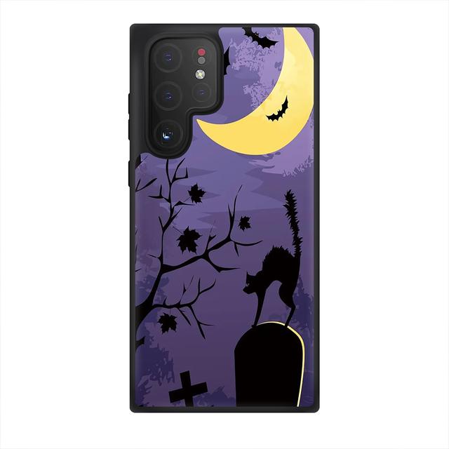Halloween Phone Case For Samsung Galaxy S10 S20 S21 S22 Fe Plus Ultra Note10 Lite A10 A20 A30 A52 A71 A72 Moonlit Night Fundas