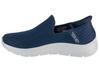 Skechers Слипоны: Go Walk Flex - No Hands, мужские темно-синие кроссовки