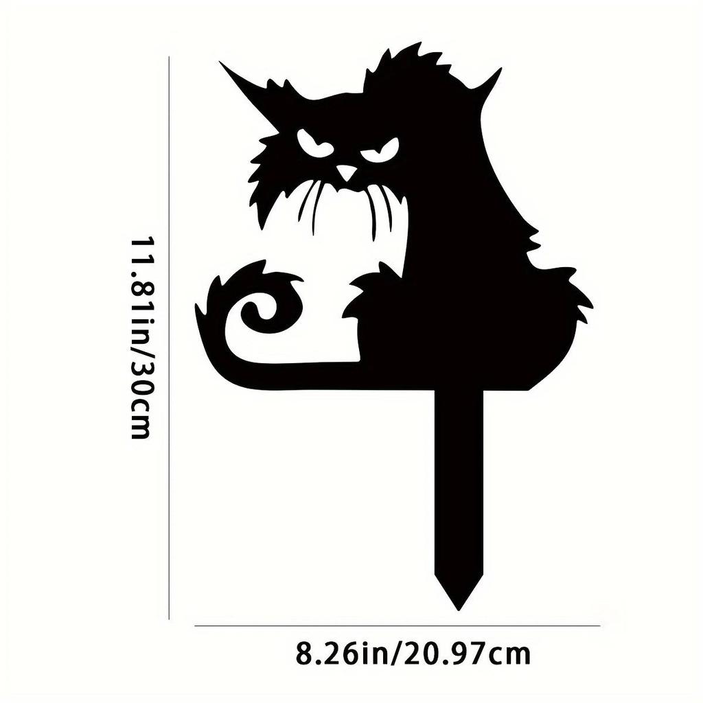 Знак-вставка в землю Металлический Крест для Садовой Декорации