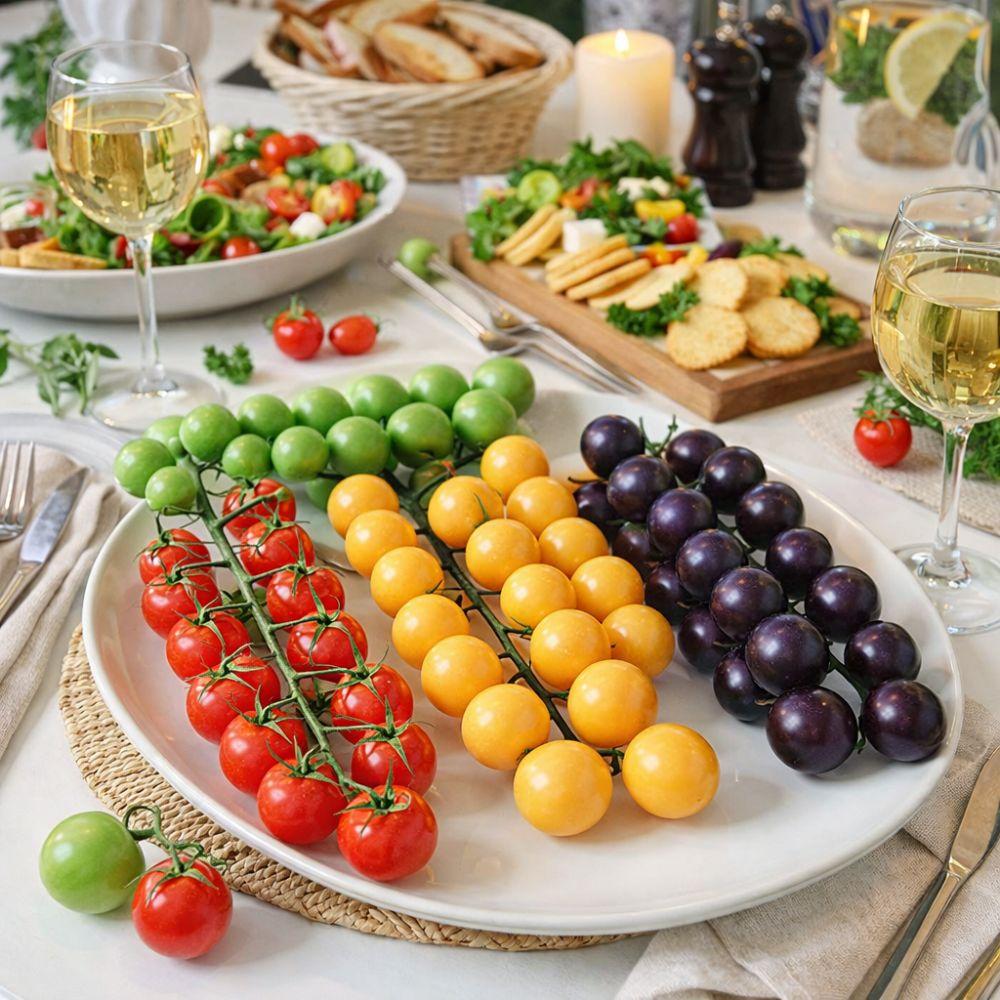 Foam Artificial Tomatoes String Hanging Fake Fruit Props Photography Props