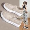 Fashion Casual Slip-on Mesh Fisherman Shoes Flat Bottom Comfort Women's Cloth Shoes