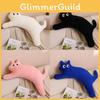 Plush Dopamine Cat Toy Stuffed Animal Pillow Doll Back Cushion Decoration 100cm