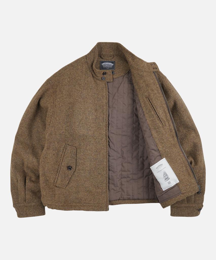Шерстяная куртка Harrington Frizmworks _ Коричневая