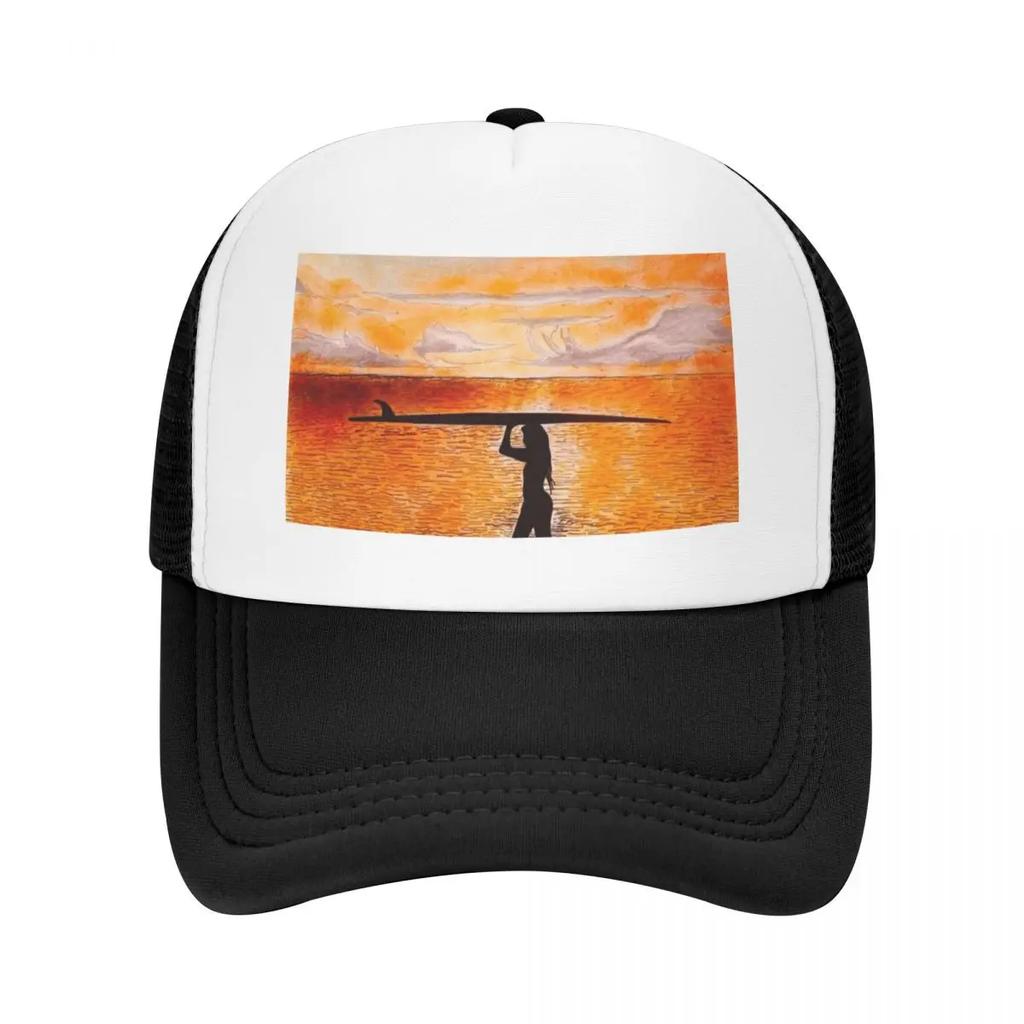 SURFER GIRL Baseball Cap sailor cap for men Golf Funny hats Man Womens