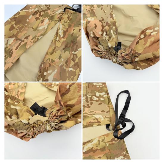 Низкое Охотничье Деревянное Сиденье с Поворотом на 360 Градусов Портативное Легкое Охотничье Камуфляжное Кресло-Гамак Сверхпрочный Уличный Стул для Кемпинга на Дереве