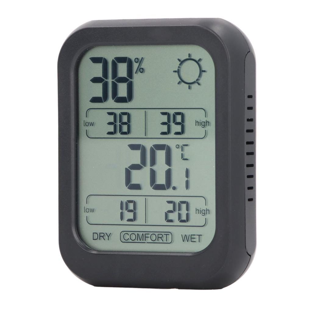Термометр Датчик влажности Высокое разрешение Большой экран Точный гигрометр Термометр для использования в помещении