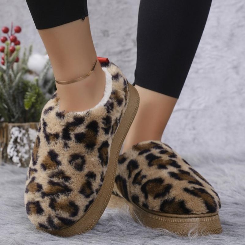 Модные зимние новые тапочки Baotou женские с круглым носком Deep Mouth замшевые удобные зимние ботинки на платформе