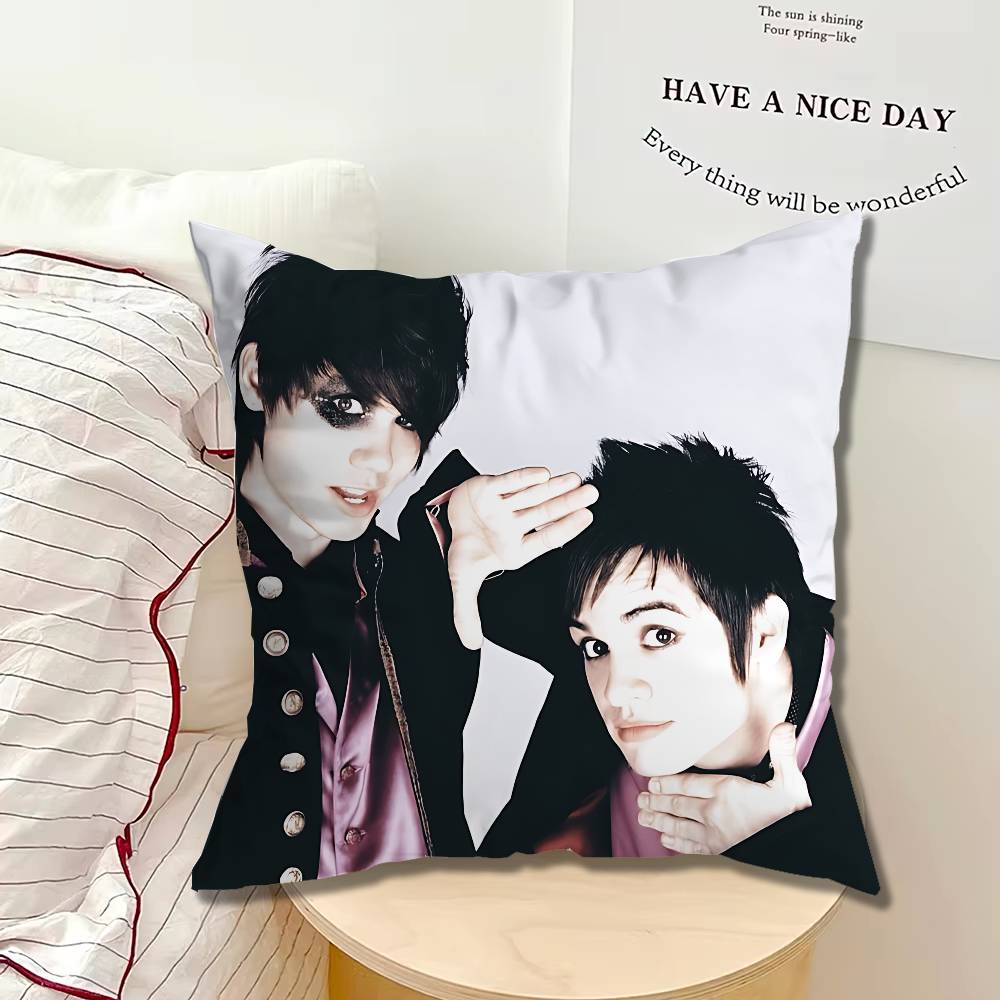 PPanic At The Disco Pillow case Printed Polyester Throw Pillow Cover Decorative Sofa Cushion Pillowslip Home Decor