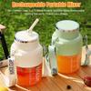 Mini Cordless Juicer Cup 10-Blade Portable Smoothie Maker Rechargeable Drinking Blender for Fruits Protein Shakes