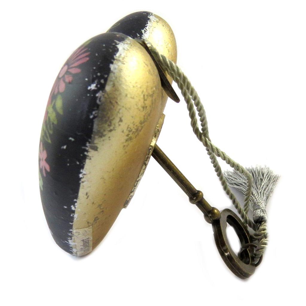 Les Trésors De Lily [P1145] - Decorative Object 'Art Hearts' Black Multicolored (Best Mum Ever) - 10x8. 5x3. 5cm