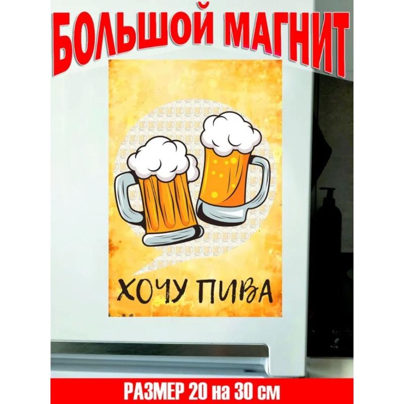 Ты мне должен пива Большой Магнит на Холодильник Подарочный Набор