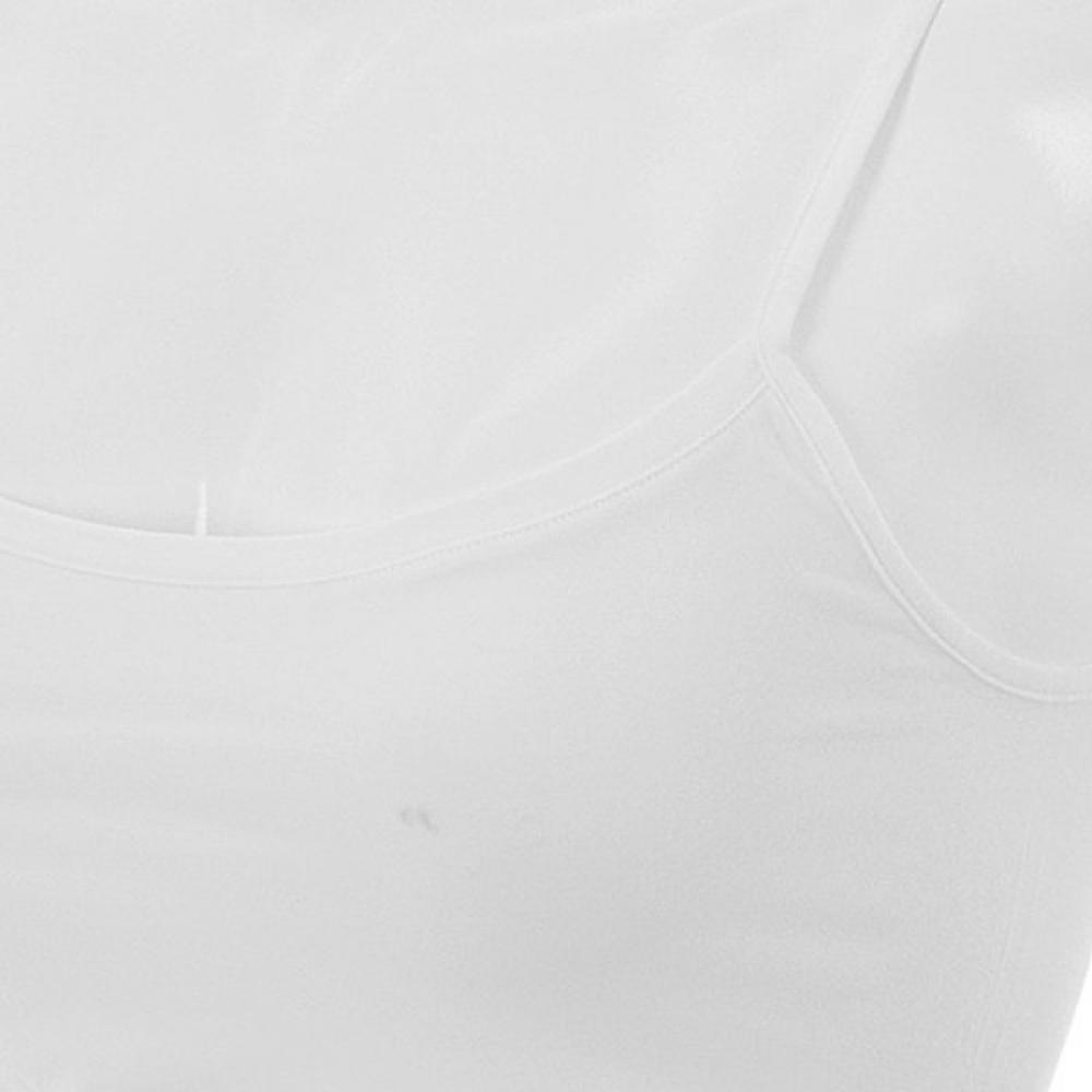 Barbara Organic Cotton String Running Tank Top Glg2515 Wh