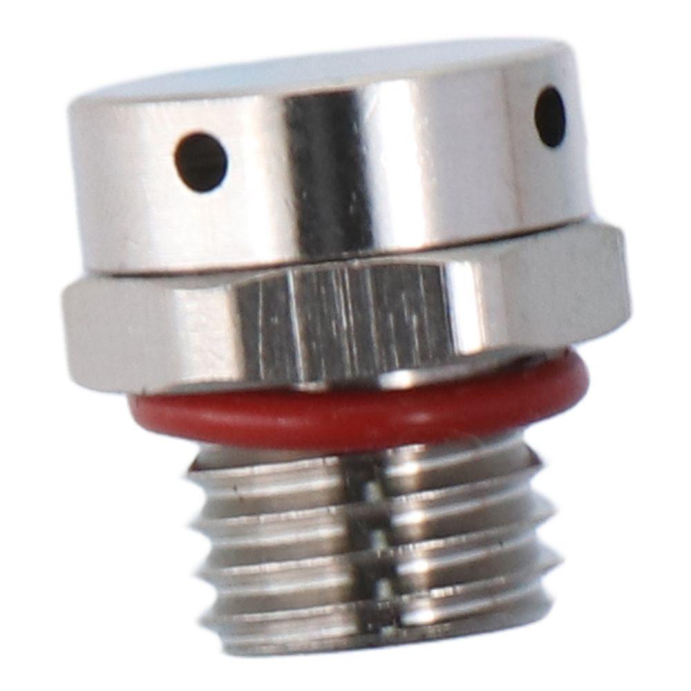 Серебристый вентиляционный клапан-заглушка, никелированный вентиляционный клапан, прочный клапан сброса давления, рабочий