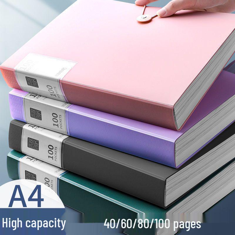 Прозрачная папка-вкладыш формата А4 для организации офисных и медицинских записей