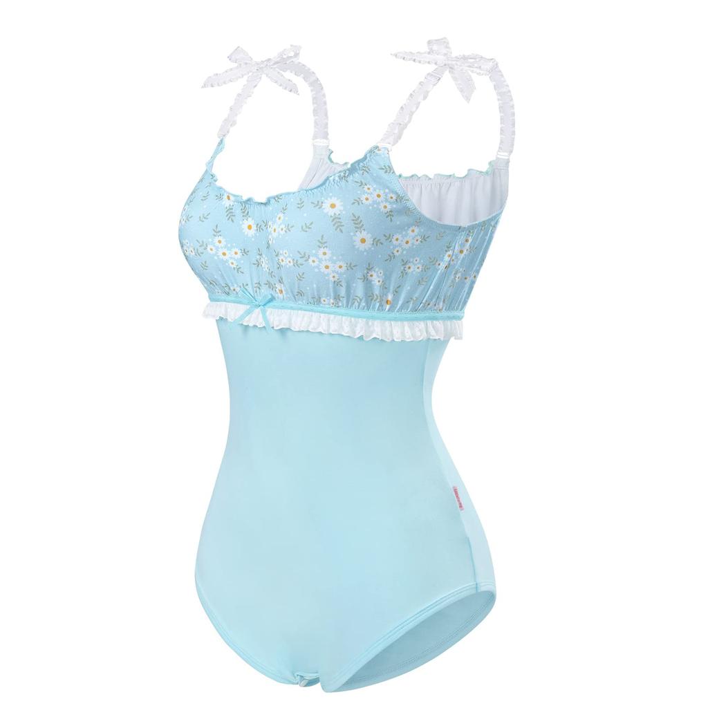 LittleForBig Взрослый ромпер кружевной топ-майка хлопковая пижама майка размер S [Дейзи]