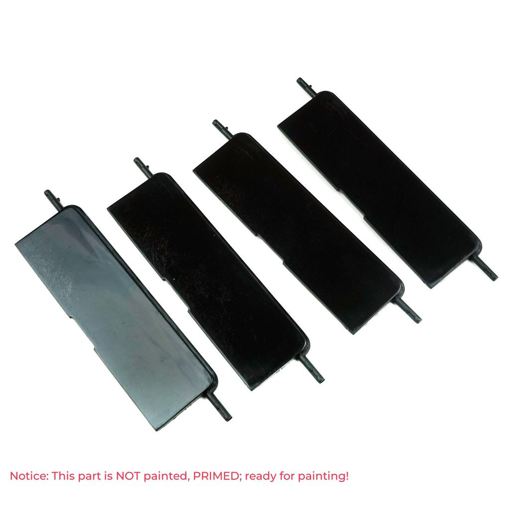 ESR555-1 4x Panoramic Roof Glass Sunroof Molding Port Bag Cover Rail Lid Trim 2126902882 for Mercedes E Class W212 S212 96*30 Mm