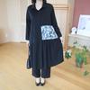 Shiz Madam Unbalanced Pocket Long Jacket J31710