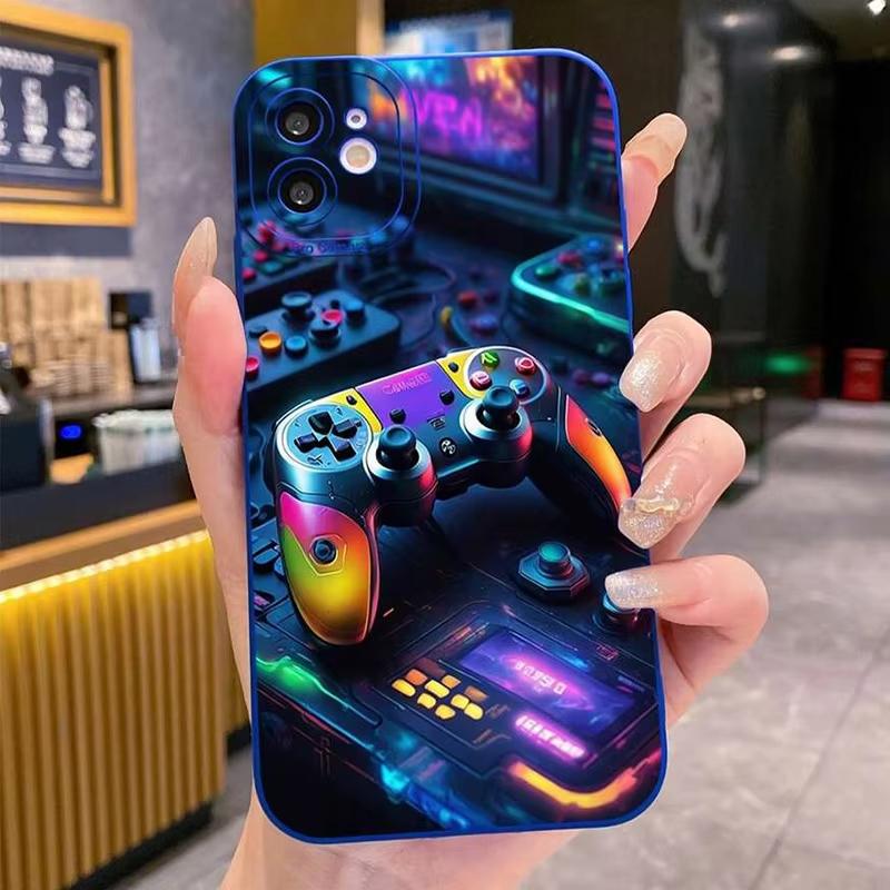Красочный чехол-геймпад для телефона Samsung Galaxy S26 Ultra S25 S24 S23 S22 Plus S20 S21 FE A16 A35 A55 5G Ударопрочная задняя крышка