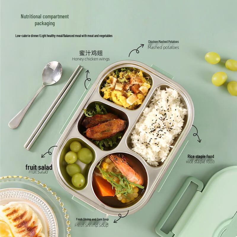 Ymer Insulated Stainless Steel Bento Lunch Box Set